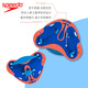 Speedo men's and women's hand fins swimming training webbed gloves swimmer's fins beginner swimming equipment professional training fluorescent orange/pool blue/flame blue