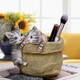 Feng Shui Pavilion kreative multifunktionale Tierkasten Ornamente Home Office Storage Box Cabinet Office Desktop Dekoration Dekoration Square Süßes Hundesteicher Box 16868n5