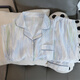 Catman 2025 Frühlings- und Herbst neuer Baumwollgaze-Pyjamas Frauen-Langarmhose Süßes und einfacher Sommer im Freien im Freien 826 # Kleine Blumen # Long Sleeve + Hosen empfohlen 140-160jin [Jin gleich 0,5 kg] 2xl