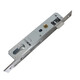 PUPAN Universal Typ gebrochener Brücken Aluminium Lock Body Lock Core Kunststoffstahltür und Fensterhandschloss 85 Serie 92 Serie nicht mit Fingerabdruckschloss Nr. 7 9230 Lock Body (ohne Verknüpfung) 35-45 mm x Universal Typ X ohne Taste