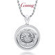 GsunG platinum PT950 rotating Thousand-Hand Avalokitesvara pendant for men, fashionable and trendy pure platinum pendant round plate, priced by gram, please contact customer service before bidding.