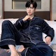 Antarctic pajamas men's autumn and winter flannel day warm thickened velvet couple pajamas home wear pajama pants set 2XL