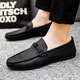Zapatos de gorro de carpintería de carpintería para hombres 2025 nuevos zapatos de primavera para hombres británicos zapatos de cuero casual de cuero de hombres británicos