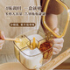 Shuke Ginkgo one-piece multi-grid seasoning box kitchen household salt shaker seasoning jar bottle combination set seasoning box