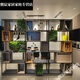 Diyazhi live background cloth 3D three-dimensional high-definition study bookshelf anchor background cloth Kuaishou live Douyin live background S-12017 2 meters wide X2 meters high