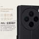 Haoya vivo x200 Mobiltelefon Hülle Flip X200Promini Objektiv feines Loch Voller Deckel X200S vorne Magnetische Saugschnalle Weiche X200PRO-Abdeckung Anti-Fall Ultra-Schutz Simuliertes KOWHID X200 [Lychee Ledermuster (schwarz)]]