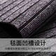 Xuxian kitchen floor mat, entrance door, door mat, dirt-resistant, anti-slip, anti-oil, water-absorbent carpet, bathroom entrance mat, customized, whole black and gray seven stripes, 120*180 cm, new anti-slip floor mat