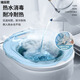 Meikejie ass-washing artifact, male hemorrhoid basin, bidet for men and women, special for girls, pregnant women, squat-free toilet to wash butt pp, upgraded smart toilet model-transparent gray hanging jun