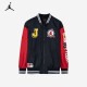 NIKEJORDAN Nike AJ Children's Boys' Woven Jacket 24 Spring and Autumn Children's Jacket True Black 150/72 (M)