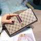 Kalkulat/scharfe Frauen Brieftasche Langes Kuhlatten-Brieftasche 2025 Neue Multi-Card-Kartenbeutel große Kapazität Mode Brieftasche Schwarz