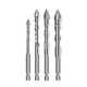 Super hard tilted head eccentric drill bit, special drill bit for drilling all-ceramic tiles, alloy triangular drill electric drill drilling rotor, eccentric drill super hard alloy 6mm trial set