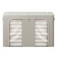 Chenzhi Shangpin Oxford cloth storage box double window fabric folding storage clothes quilt storage box storage box seasonal hundred boxes gray 100L (60*42*40cm)