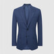 Angel Bird Men's Suit (Single Top) Business Commuting Two-Button Wool Suit KEBB231010U Blue 50A