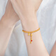 
Liufu Jewelry Fuman Heirloom Linlang Colorful Gold Bracelet Gourd Turquoise Bracelet Priced F21G0019DS 8.61 grams (including labor cost 1,369 yuan)