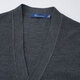 CAMICISSIMA autumn and winter warm wool sweater gray men's wool cardigan gray one size 52