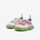 OETZI casual shoes couples new ugly cute canvas shoes with all-match color-blocking thick-soled jelly big head ugly trendy shoes light green/peach red/light blue T24341539 37