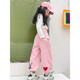 Girls' pants autumn and winter sports rabbit 2025 new children's plus velvet girls' trousers large children's tying feet trousers autumn NN-JA983 [Gray] plus velvet style 150cm
