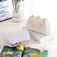 Cool Kangaroo KQ celebrity dinner small bag pearl clutch women's handbags with cheongsam banquet handbag evening dress handbag handbag beige