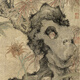 
Lu Guangwu Ruitu of the Yuan Dynasty Ancient Flower and Bird Painting Scroll of literati replica antique paintings Chinese hanging paintings Yuan Ni Zan Qiu Shuyun stone picture 12602 50X105 cm (spraying painting heart size)