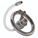 INS Doppelschraube Edelstahl Flachplatte Negative Elektrodenzahl Penis Käfig männlicher Wunsch Übende Passion Lock CB Lock CB Lock 15940 mm Runde