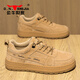 Chaussures masculines de la famille Bull 2024 Printemps et été Nouveaux chaussures de travail en toison rétro en cuir authentique décontractée basse chaussures parfaites britanniques khaki 42