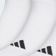 阿迪达斯 （adidas）胜道潮流 2024冬中性吸汗透气三双装袜子 JN4867 XS