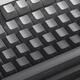 腹灵mk870pro黑莓侧刻机械键盘蓝牙有线无线客制化电脑游戏静音办公 【单模】极夜黑+极昼侧刻 青轴 87键