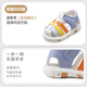 Shepher's Chaussures Baby Step Front Chaussures 2025 Été Nouveaux garçons Sandales en cuir un an Soft Sole Breashable Baby Girl Chaussures Sunshine Bleu 19 Chaussures Inner Longueur 14,0 cm