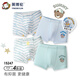 
Inbolun children's underwear boys Modal flat corners student middle-aged boys boxer shorts 15247 160
