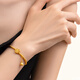 Gold Xiaoxiu Gold Bracelet Women's Football Gold 999 Fuman Lotus Bracelet Six-Phase Flower Transport Beads Ancient Method Inheritance Wedding Gifts 10g, Fuman Lotus Bracelet [More Refund and Refill]