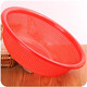 Tuojin großer Abflusskorb rund verdickte Plastikkorb Wasserfilter Bildschirm Fine Loch Reiskorb Kantine Reiskorb Haushalt Gemüse Waschkorb Orange 724 Korb 33*13 cm rosa 0ml