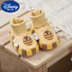 Disney baby shoes autumn and winter style baby shoes soft sole toddler shoes and socks without heels 0-12 months infant socks shoes cow white (spring and autumn style) 1 piece average size inner length 10.5cm recommended 0-3 months
