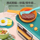 Children aged 3-6-10 have a house kitchen toys simulated kitchen utensils steaming and cooking coffee afternoon tea microwave breakfast 47PCS breakfast machine [green] upgraded version-G766