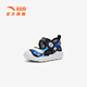 ANTA Children's Sandals 2026 Summer New Boys and Girls Baby Sandals Baotou Soft Sole Breathable Sports Beach Shoes True Blue/Anta White/Black-4 20