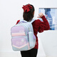 Raft core Japanese elementary schoolbag girl grade 1-3-6 large capacity reduction and ridge protection British campus Korean version children 1048 dark blue with yellow grade 3-6