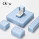
Duobaoni Jewelry Box High-end Rounded PU Leather Ring Box Bracelet Pendant Earring Box Gift Jewelry Packaging Box Customized Logo Long Chain Box-H15905