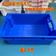 Pork cold storage special box commercial meat basket plastic basket rectangular cold storage freezing frame factory hotel transfer box half sealed (length 60 width 40 height 20 cm) red