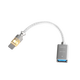 DdHiFi professional audio Type-C/Lightning to USB-A female data transmission OTG digital decoding cable DAC decoding headphone amplifier cable TC07F (Type-C version)