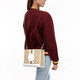 CoaCH (COACH) women's new small Dempsey tote bag handheld crossbody bag for girlfriend CQ878 Khaki IMDQC
