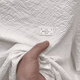Romon (Romon) 2025 Neue Sommer-Eisseide-Textur stickte runde Hals Männer kurzärmelige modische halbärmelige, vielseitige leichte Luxus-T-Shirt-Männer [Sommer kurzärmelig] 6628 Weiß 2xl 135-150jin [Jin gleich 0,5 kg]