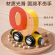 Yiad allemand Quality Toys Magnetic Digital Train Toys's Children's Magnetic Buildings Assemblé Baby Boy and Girl Toys 11 petits trains [Type de crochet]