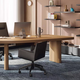 Sanqi Tiger Arc Schreibtisch Nordic High-End Full Massivholz Schreibtisch Großer Schreibtisch Chef Schreibtisch Studie Manager Präsident Schreibtisch Real Holz Farbe 1,5 Meter Schreibtisch 1500*693*750 mm