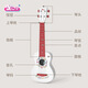 Baoli ukulele juguetes para niños pequeñas guitarra cuerdas ajustables de 3 años 6 baby music instrumento de cumpleaños regalo 1603 color de madera clara + sintonizador