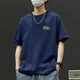Seven Wolf [3523 collections] Short-sleeved T-shirt base shirt versatile loose clothes for men and women. Black [Direct sales from manufacturers] Small label JUST Limited time S 85-100Jin [Jin equals 0.5 kg]