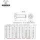 Wusheng 10.9-level semi-circular head hexagonal galvanized screws ISO7380 mushroom head flat round cup screws GB70.2 M16755