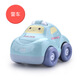 Baby-Cartoon-Lernspielzeug zum Zurückziehen, 0–6 Monate alt, sturzfest und kaubar für Säuglinge und Kleinkinder, kleines Auto-Spielzeugauto, Rückzieh-Taxi, pädagogisches Spielzeugauto