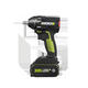 SANQI TIGER WAX WU279 Batería de litio Impacto Llena Carga sin escobilla Gran torque Viento Viento Herramienta de llave eléctrica WU279+3884.0 Dual Electricidad Rápida Carga rápida