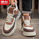 
Huili men's shoes Martin boots British style work shoes sports outdoor casual shoes men black/military green 42