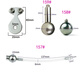 MPPMCK Doble Tornillo de acero inoxidable Placa plana Número de electrodo negativo Penis Penis Masino Deseo de control Ejerceidad Pasión Bloqueo CB BLOQUEO Male 15850 mm redondo
