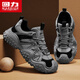 Warrior Dad Schuhe Männer vielseitige Gelegenheitsmänner Schuhe Sport Laufschuhe Männer 3891 Grau/Schwarz 44
